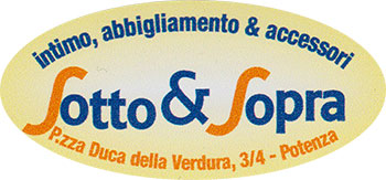 Logo Sotto & Sopra intimo per uomo, donna e bambino a Potenza